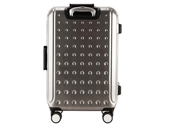 Aviation aluminum build in trolley 3 piece luggage set with environmental TPR handle